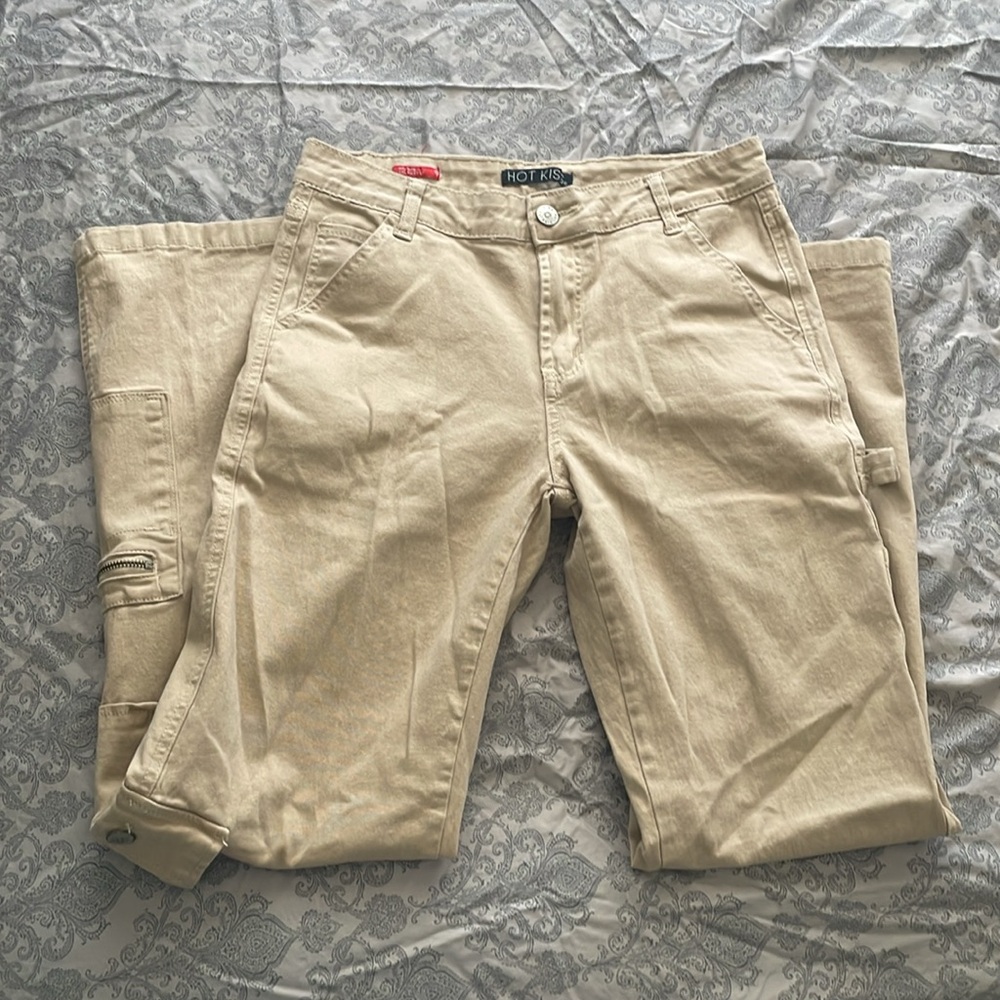 Khaki utility pants